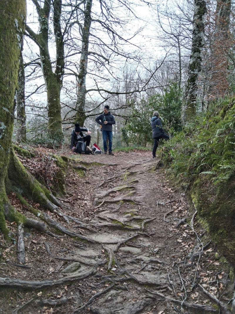 Chemin de randonnée à travers le Quercy